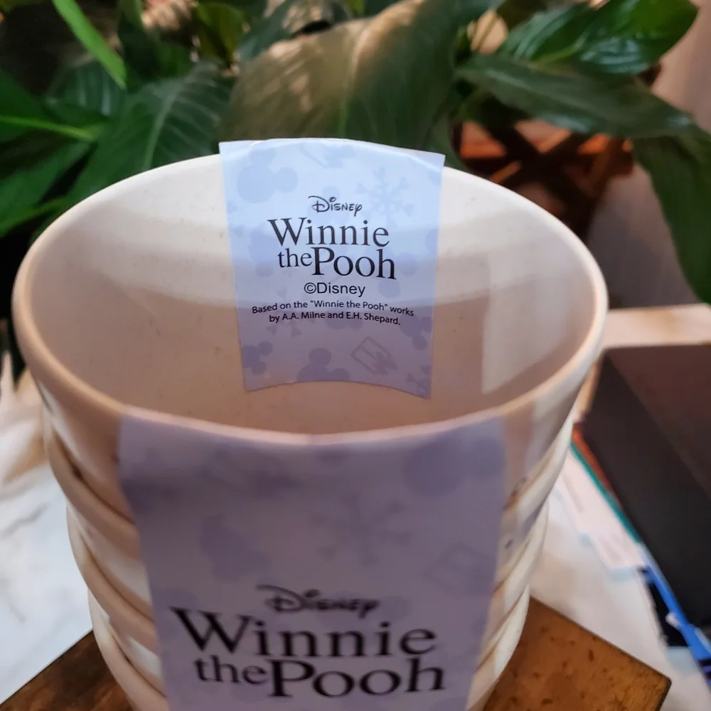 Disney Winnie the Pooh Christmas Bamboo Cups 4 pack